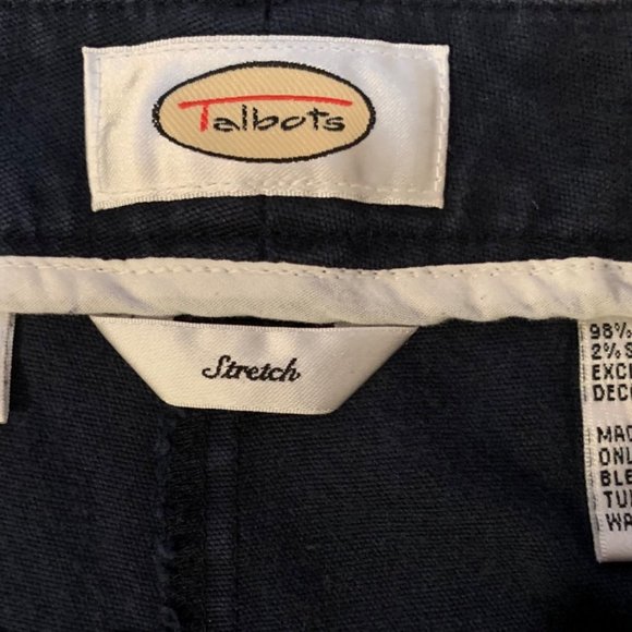 Talbots Navy Blue Capris - Picture 3 of 3